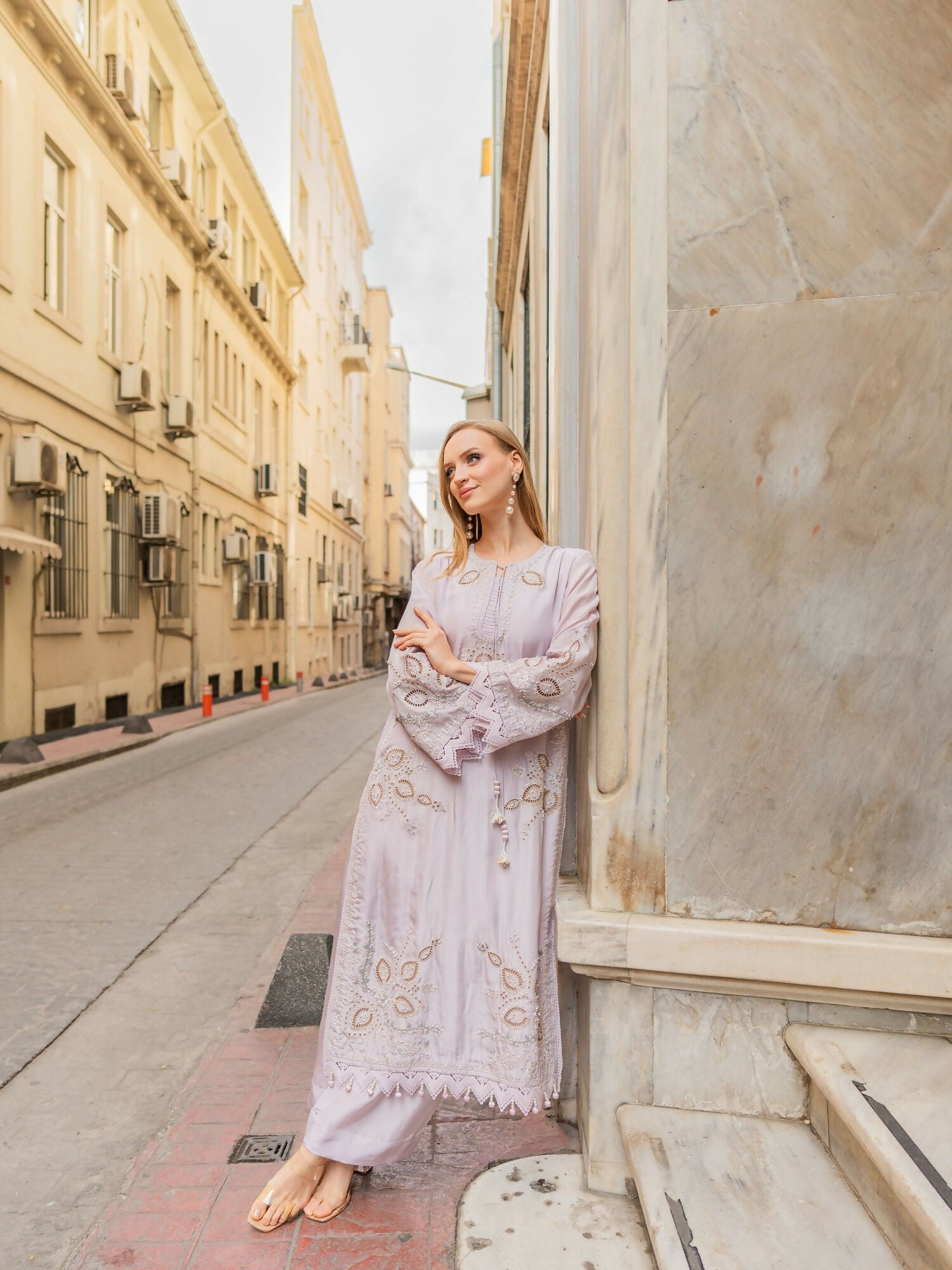 Farooq Hameed Studio EiD Collection'26 Pure Silk Embroidered Stitched 3-Piece Suit-Alia