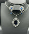 H&A Jewellery One Carat Silver Rhodium Plated Jewellery Set