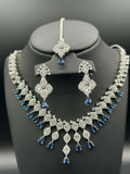 H&A Jewellery One Carat Silver Rhodium Plated Jewellery Set