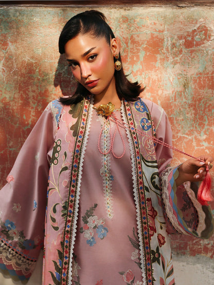 Binilyas Lumina Summer Lawn Embroidered Unstitched 3-Piece Suit-L71-A