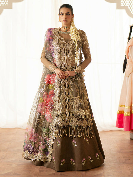Parishay Ranibagh Luxury Formals Organza Embroidered Unstitched 3-Piece Suit-Nayab