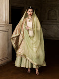Hussain Rehar Festive Pret'25 Chanderi Embroidered Stitched 3-Piece Suit-Mahlaqa