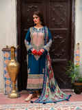 Fatima Hussain Lawn Embroidered Unstitched 3-Piece Suit-Nura
