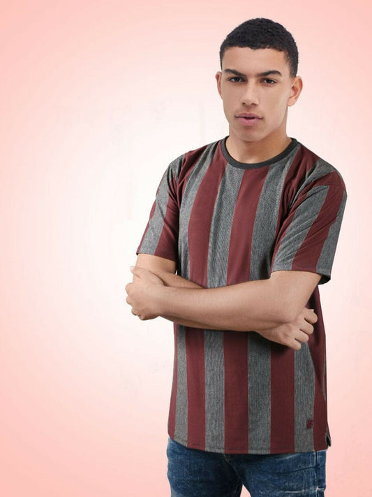 Funky’s Dyed Yarn Designer Stripe Vogue Tee-10073
