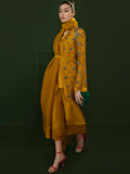 Hussain Rehar Basic Not Basic I Organza Embellished Stitched 4-Piece Suit-Holly Hock
