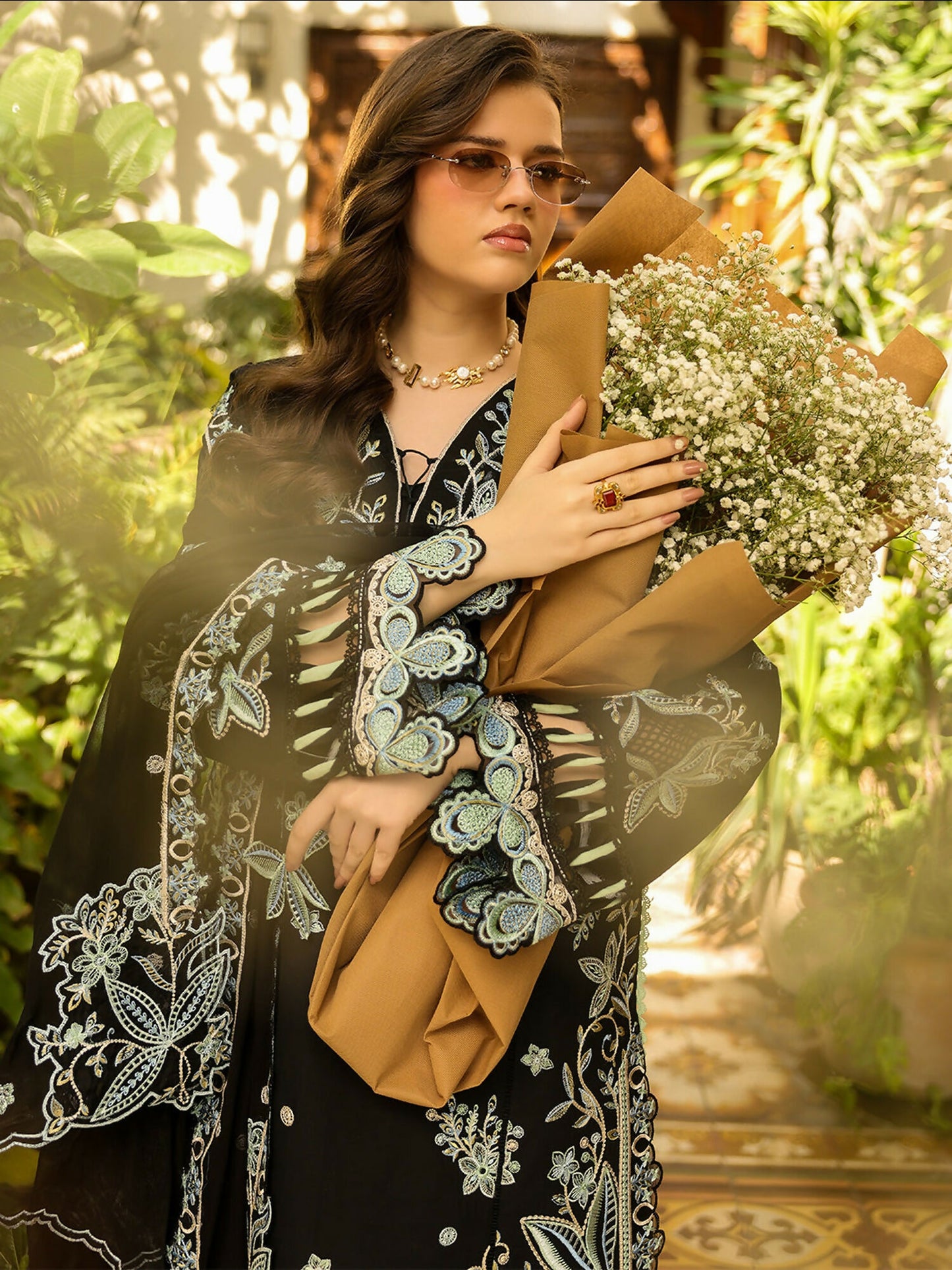 Mahnur Shanaya Vol 2 Lawn Embroidered Unstitched 3-Piece Suit-SH-03