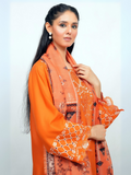 Siraphina Lawn Embroidered Stitched 3-Piece Suit-Meher