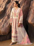 Mahnur Sirene Luxury Lawn Embroidered Unstitched 3-Piece Suit-Magnolia