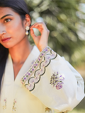Kachy Dhaagy Lawn Embroidered Stitched 2-Piece Suit-Kehkashaan