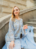 Farooq Hameed Studio EiD Collection'26 Pure Silk Embroidered Stitched 3-Piece Suit-Bareera