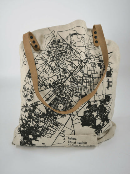 MappedPK Lahore Mapped Tote Bag