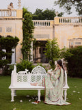 Mahnur Gulzar Viscose Embroidered Unstitched 3-Piece Suit - G - 09