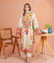 Tawakal Closet Linen Embroidered Stitched 3-Piece Suit-Multi Beige