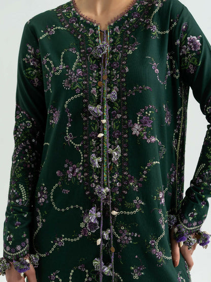 Hussain Rehar Khaddar'25 Embroidered Unstitched 3-Piece Suit-Gulbasi