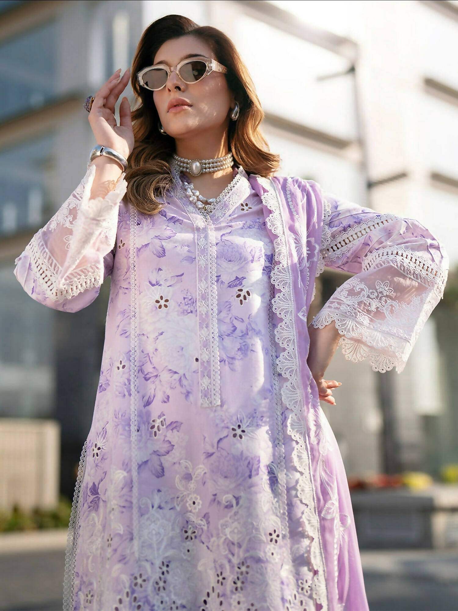 Mahnur Broadway Luxury Lawn'26 Embroidered Unstitched 3-Piece Suit-BW-009