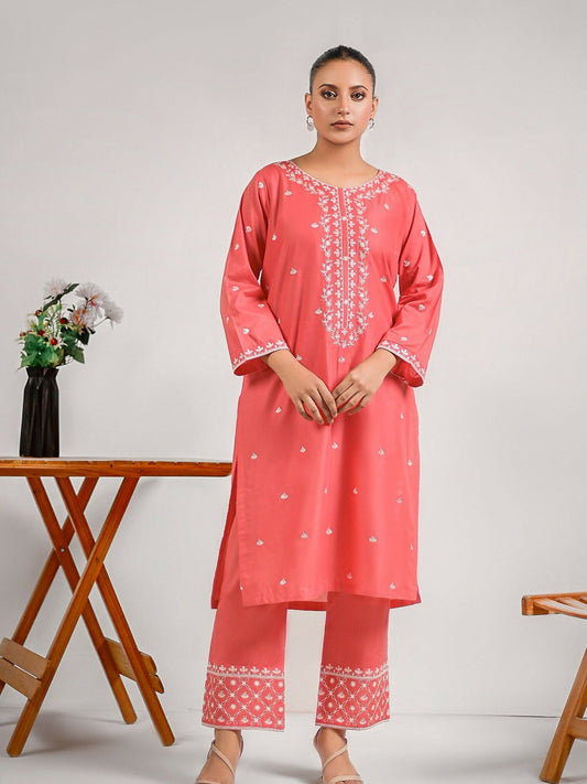MAK Fashion Lawn Embroidered Stitched 2-Piece Suit-Maya