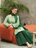 Mannat Clothing Suave Edit Raw Silk Embroidered Stitched Suit-Serene