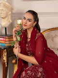 Hemstitch Chiffon Embroidered Stitched 3-Piece Suit-Melina
