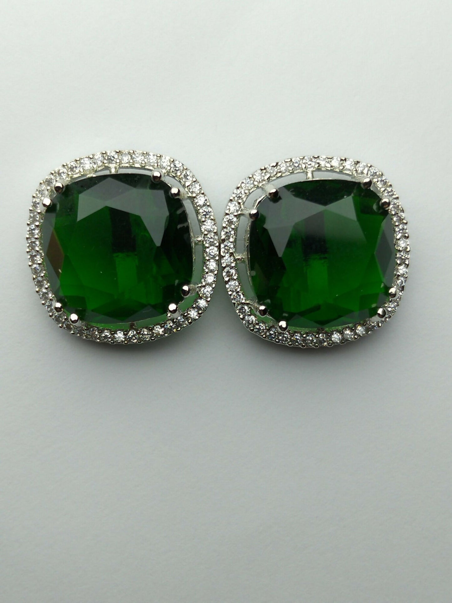 H&A Jewellery One Carat American Diamond Stud Earrings