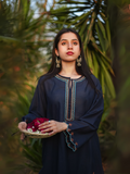 Kachy Dhaagy Lawn Embroidered Stitched 2-Piece Suit-Amal