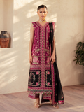 Binilyas Mehroze Luxury Lawn Embroidered Unstitched 3-Piece Suit-95 - A