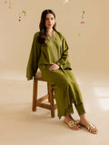 Mahnur Lawn Embroidered Stitched 2-Piece Suit-Verdant