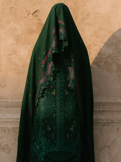 Binilyas Karandi Embroidered Unstitched 3-Piece Suit-152-B