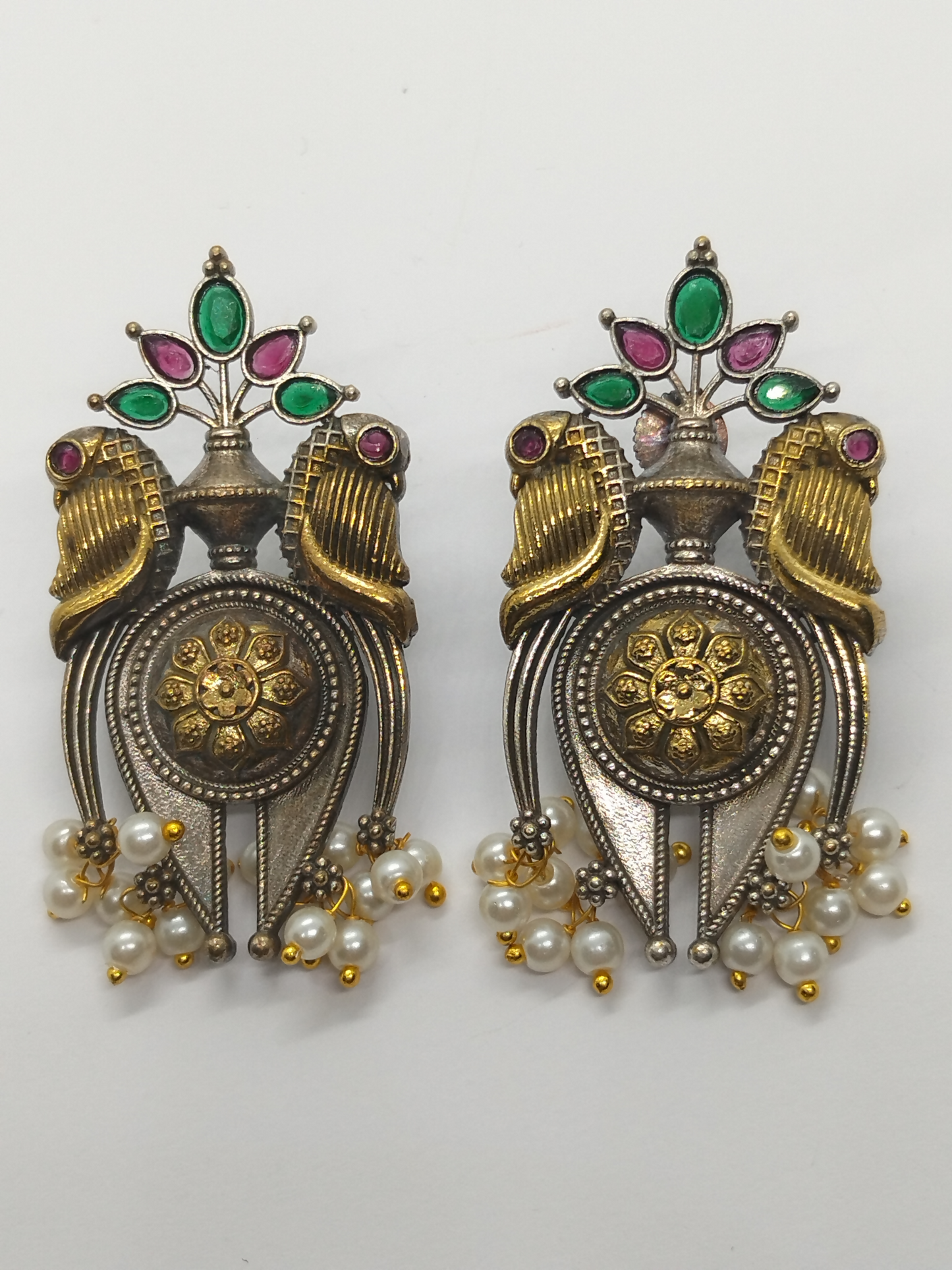 H&A Jewellery Oxidized Brass Handmade Earrings