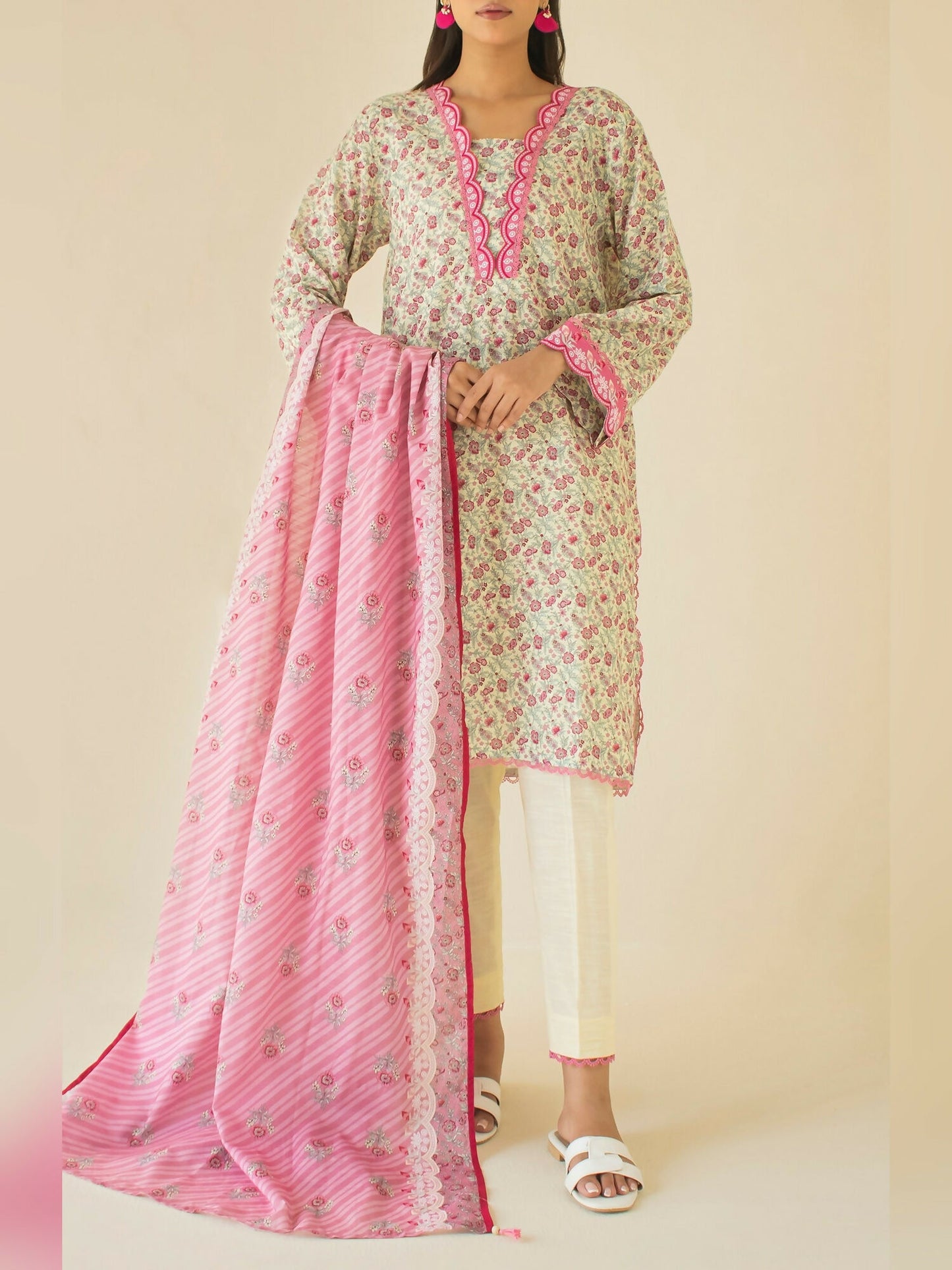 Orient Khaddar Printed Unstitched 3-Piece Suit-OTL-24-299