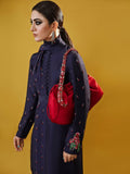 Hussain Rehar Basic Not Basic I Silk Embellished Stitched 3-Piece Suit-Zinnia