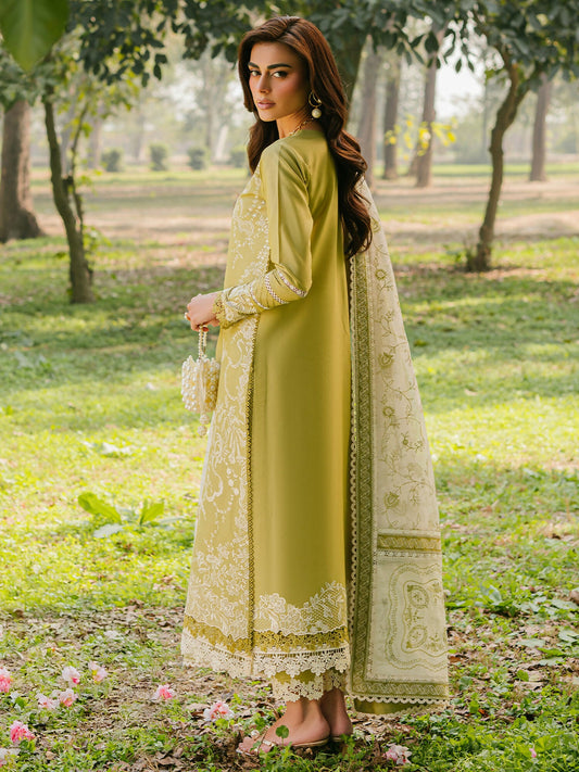 Binilyas Lawn Embroidered Unstitched 3-Piece Suit-231-A