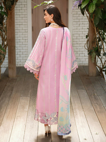 Mushq A Moi Luxury Lawn Embroidered Unstitched 3-Piece Suit-Endless Love