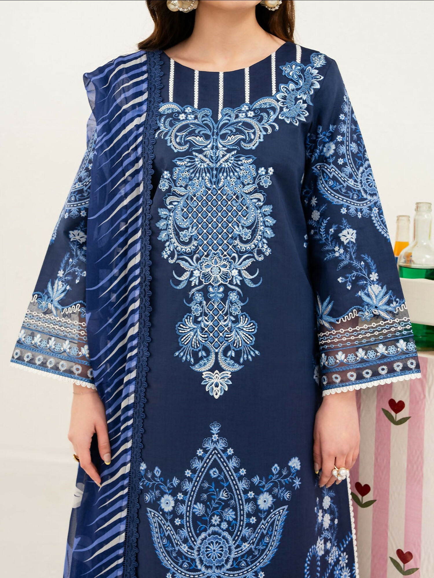 Mahnur Anaya Lawn Vol-1 Embroidered Stitched 3-Piece Suit-ANA-018