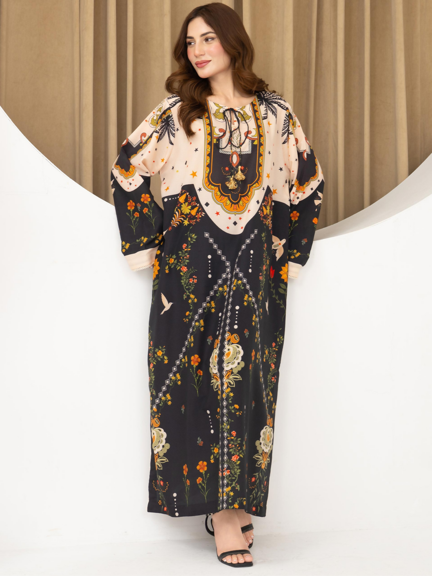 Panache Apparel Florise Lawn Printed Shirt-Riva