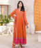 Ruby's Couture Ashiyana Khadi Net Embellished Pishwas-Bahara