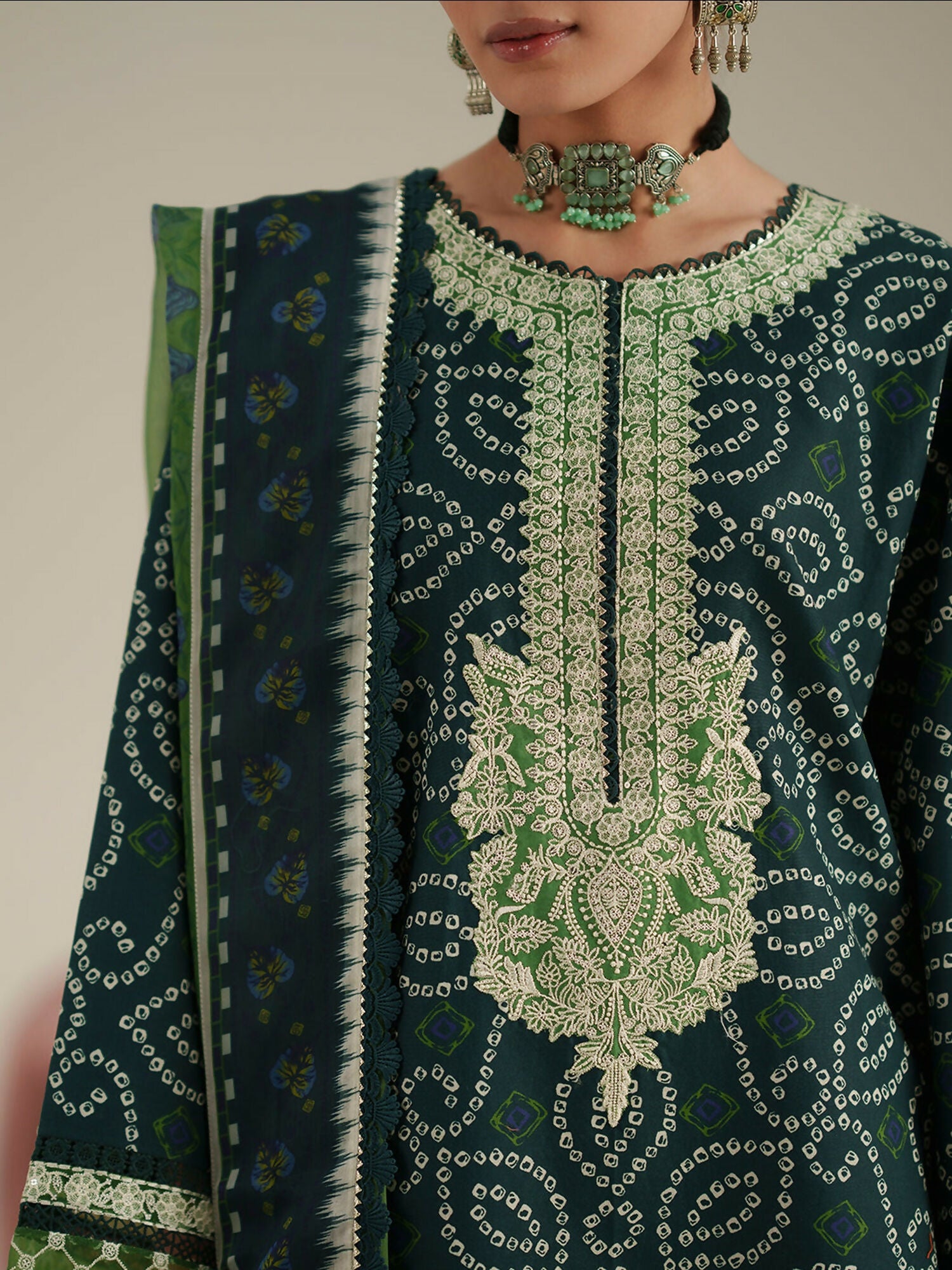 Binilyas Jojo Summer'26 Lawn Embroidered Unstitched 3-Piece Suit-87B