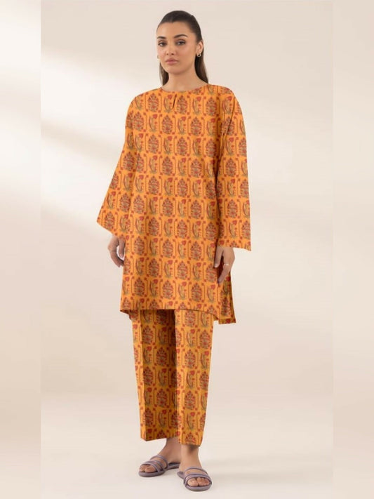 Bin Shaukat Khaddar Printed Unstitched 2-Piece Suit