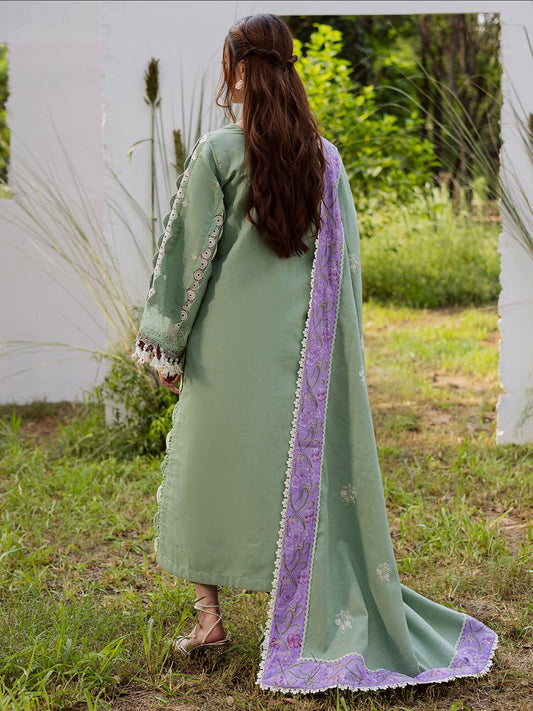 Parishay Winterwood Tales Khaddar Embroidered Unstitched 3-Piece Suit- WW - 09
