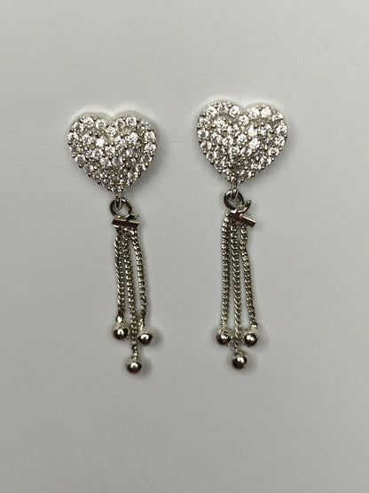 H&A Jewellery One Carat American Diamond Earrings