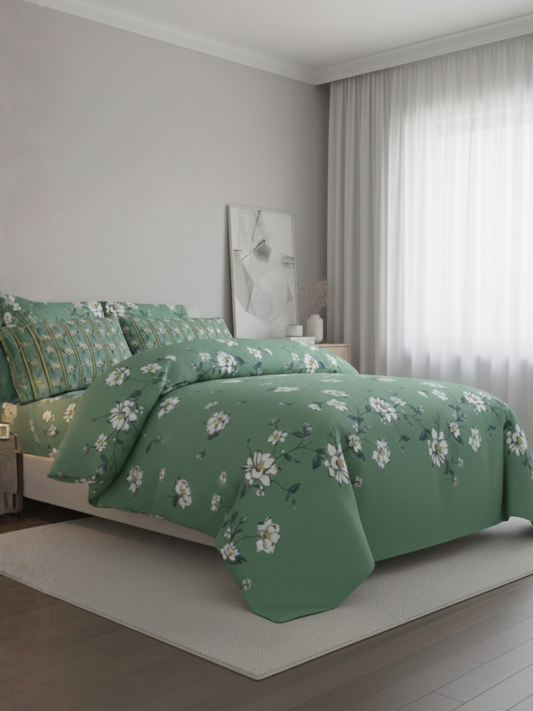 Salonika Cotton Printed 6-Piece Comforter Set-457