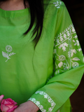Kachy Dhaagy Lawn Embroidered Stitched 2-Piece Suit-Ishaal