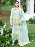Mahnur Sophie Luxury Lawn Embroidered Unstitched 3-Piece Suit-Calista
