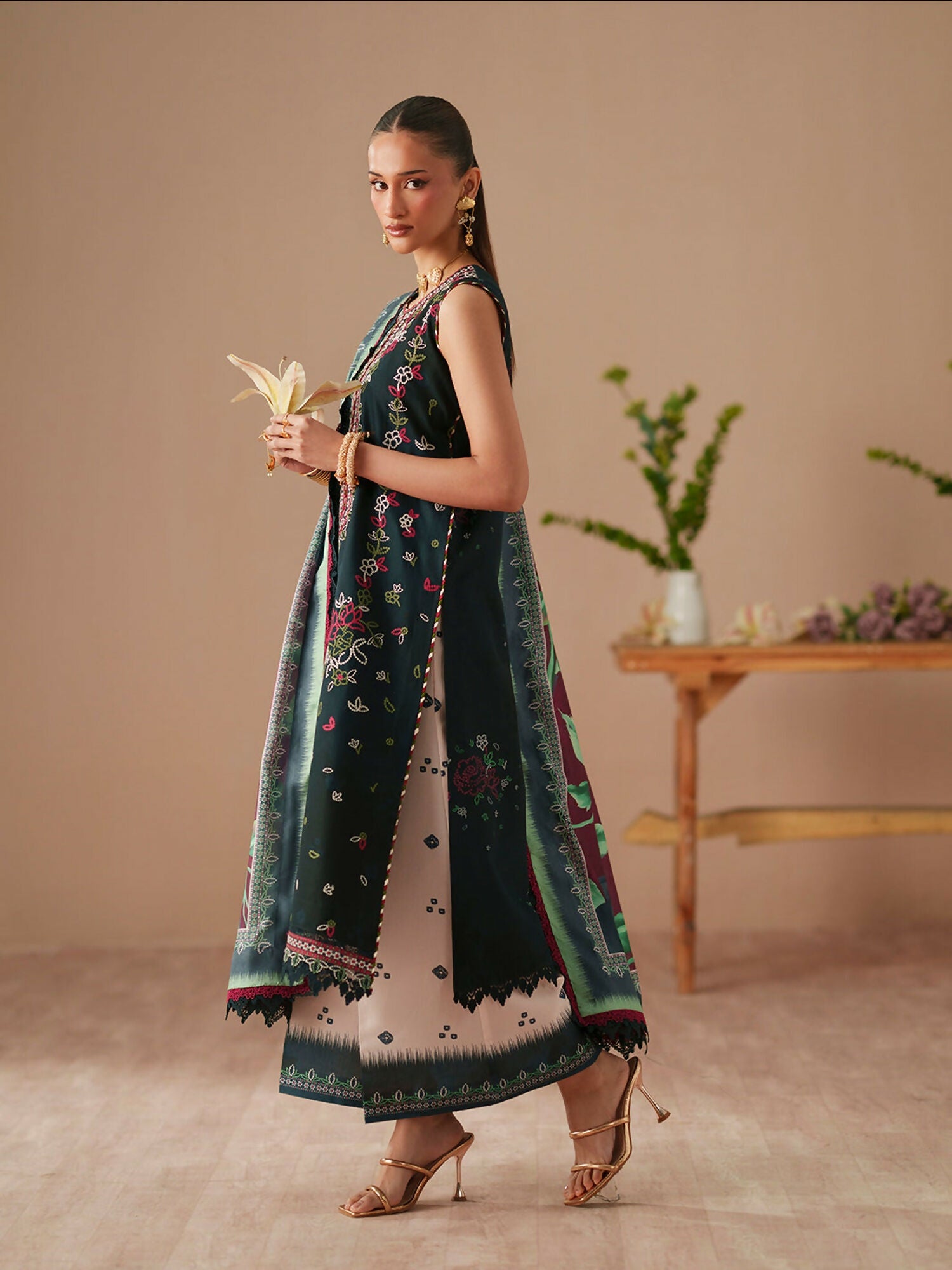 Binilyas Jojo Summer'26 Lawn Embroidered Unstitched 3-Piece Suit-81A