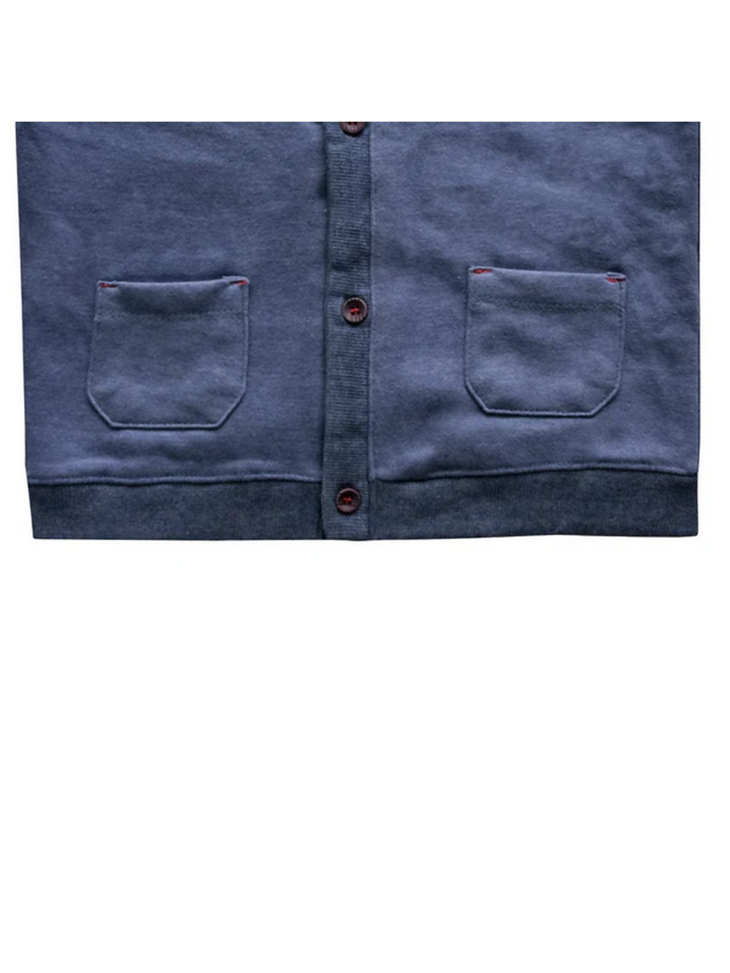 Funky's Plain Kid's Double Pocket Cardigan Sweater- 9433