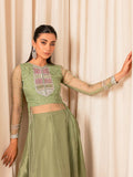 Allure By IH Luxe Formals Organza Embellished Lehenga-Molly
