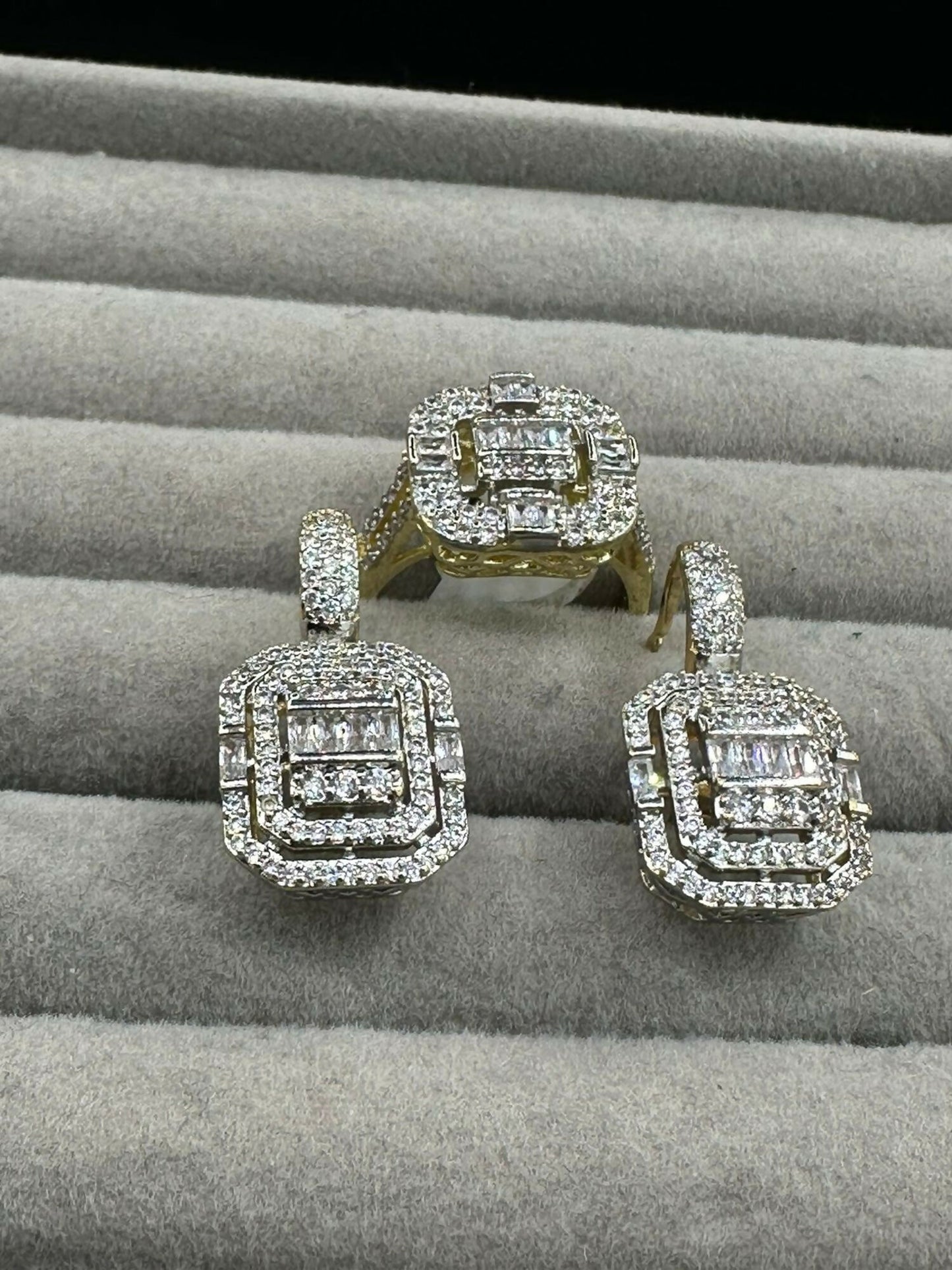 H&A Jewellery Earrings and Ring Set
