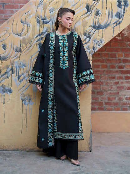 Mahnur Fiona Lawn'26 Embroidered Unstitched 3-Piece Suit-F-11