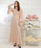 Ruby's Couture Basic Element '25 Georgette Dress Set-Beigh Buff