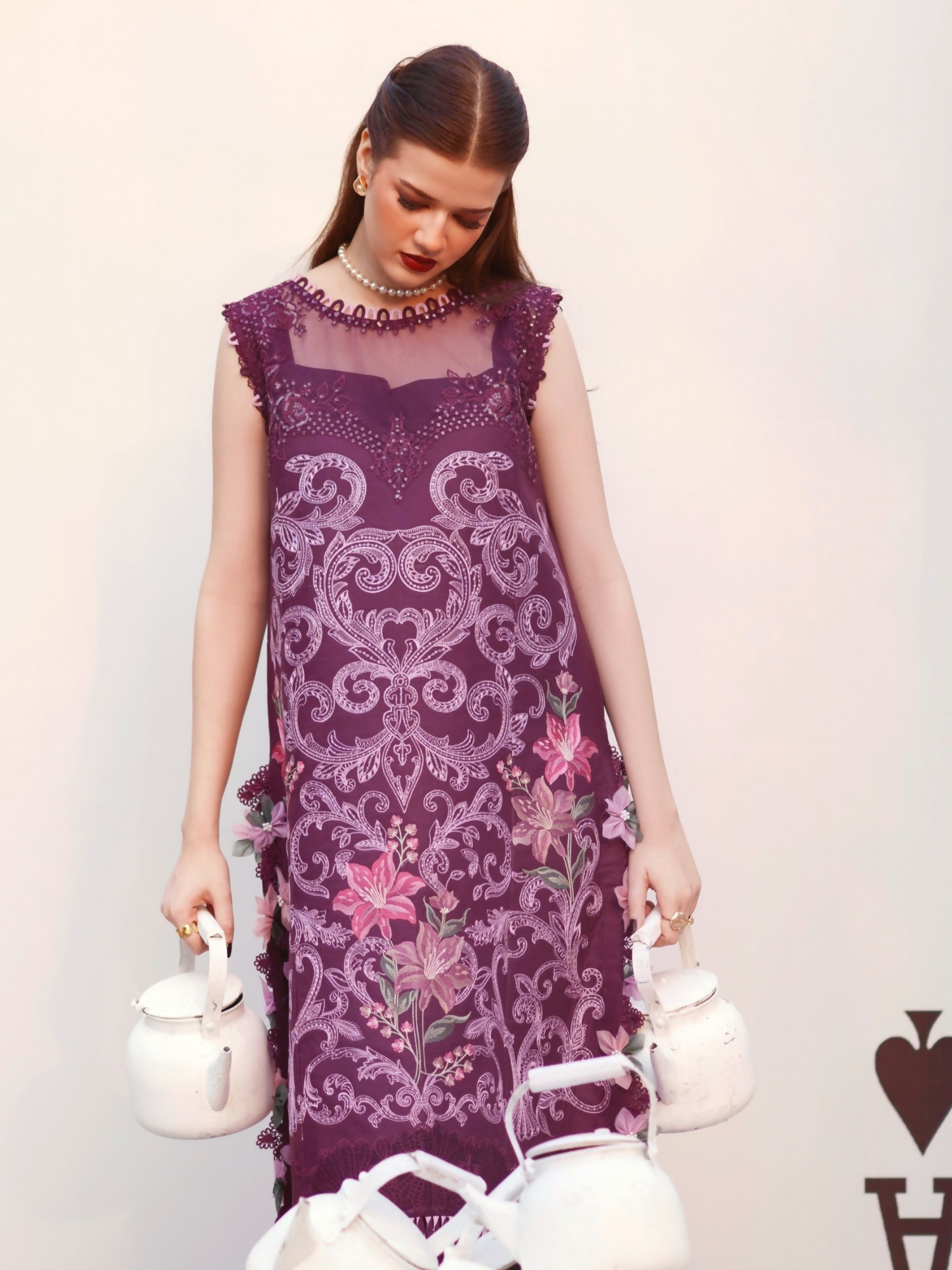 Parishay Summer Queen Lawn Embroidered Unstitched 3-Piece Suit-SQ-07