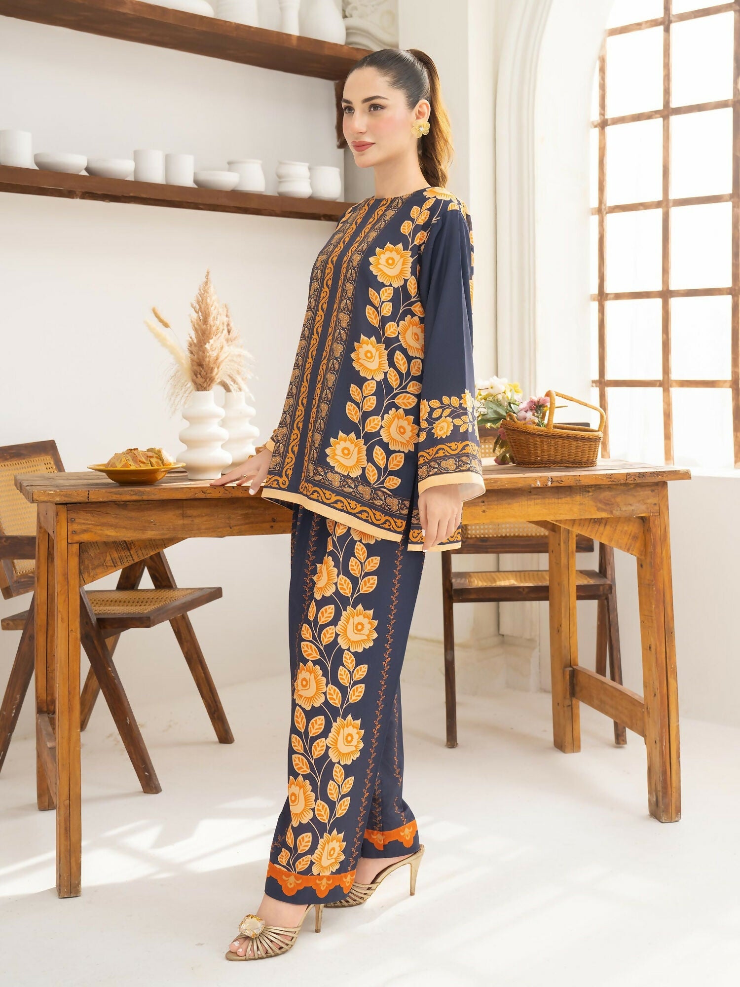 Panache Apparel Florise Lawn Printed Co-Ord Set-Floryn
